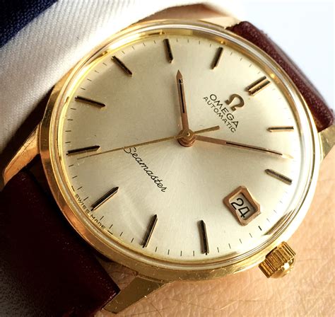 omega seamaster 18k gold watch|omega seamaster ceragold price.